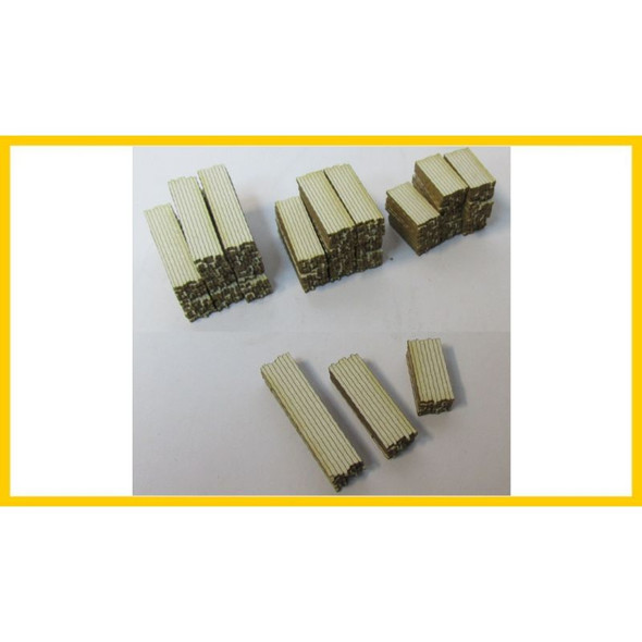 Phoenix Model Buildings 2520 - Assorted Lumber Stacks - HO Scale Kit